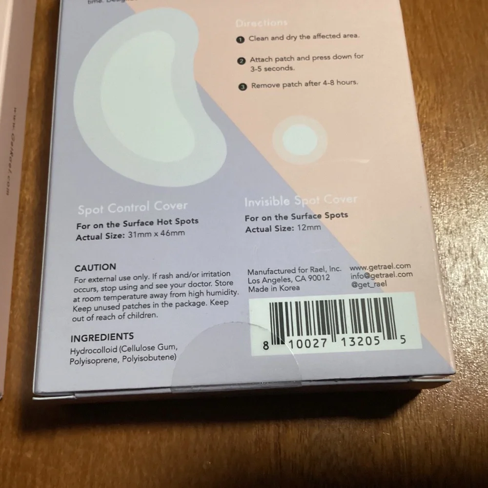 Rael Beauty Miracle Patch Duo Invisible Spot Cover Bundle New